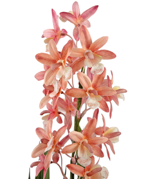 Cymbidium plante artificielle rose 58 cm