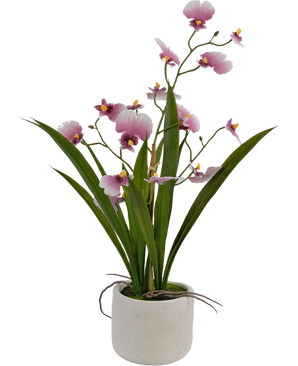 Oncidium artificiel Real Touch 48 cm rose