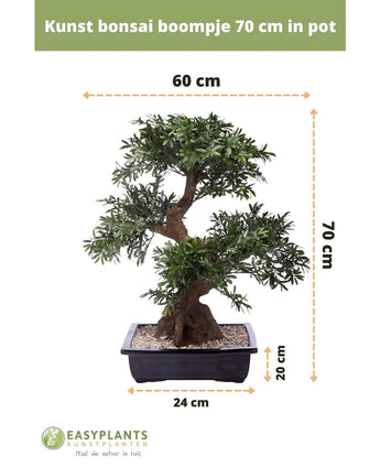 Bonsaï artificiel en pot 70 cm