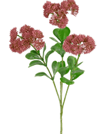 Branche artificielle Sedum rose 56 cm