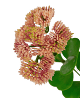 Branche artificielle Sedum rose clair 56 cm