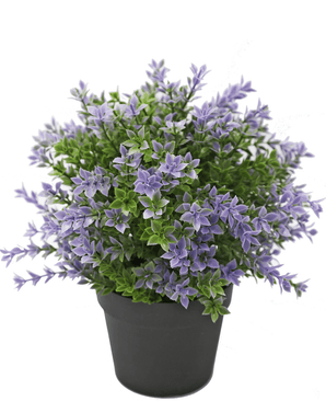 Buxus artificiel violet UV 22 cm