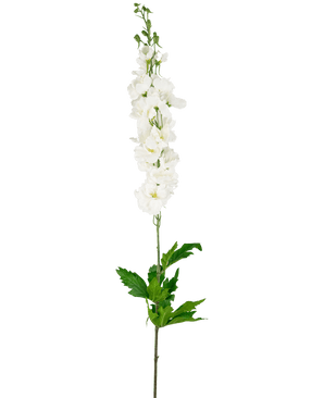 Delphinium artificiel Real Touch blanc 90 cm