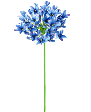 Fleur artificielle Agapanthe bleu 75 cm