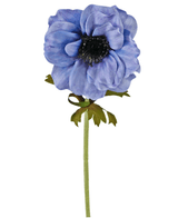 Fleur artificielle Anémone bleu 35 cm