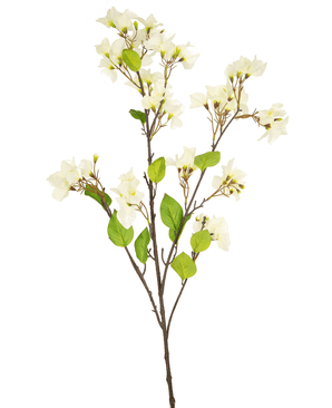 Fleur artificielle Bougainvillier blanc 120 cm