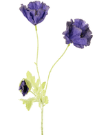 Fleur artificielle Coquelicot 73 cm violet