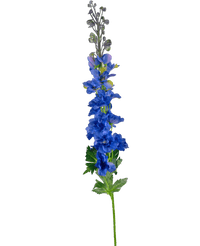 Fleur artificielle Delphinium 79 cm bleu