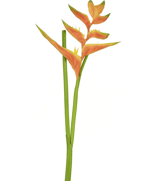 Fleur artificielle Heliconia 110 cm orange