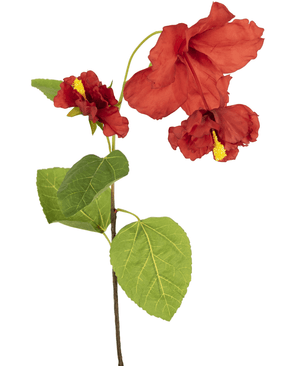 Fleur artificielle Hibiscus 92 cm rouge