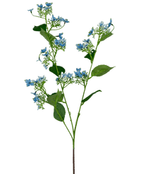 Fleur artificielle Hortensia sauvage 93 cm bleu