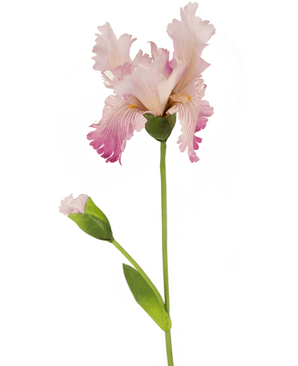 Fleur artificielle Iris 80 cm rose