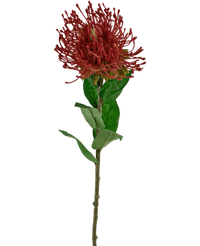 Fleur artificielle Protea 73 cm rouge