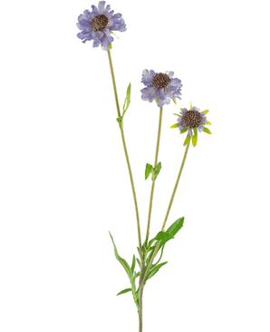 Fleur artificielle Scabiosa 63 cm bleu