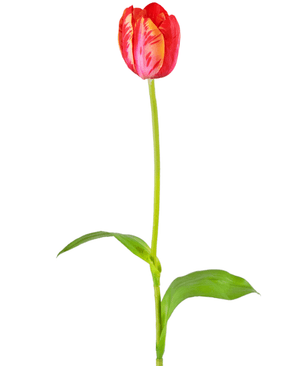 Fleur artificielle Tulipe française 60 cm rouge