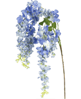 Fleur artificielle glycine 115 cm Bleu