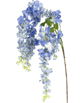 Fleur artificielle glycine 115 cm Bleu