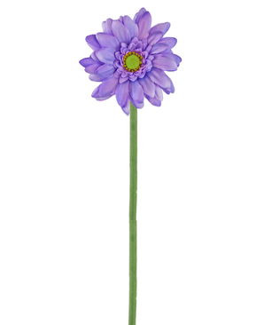 Fleur artificielle mini Gerbera 47 cm lilas