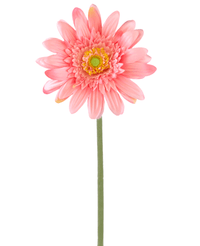 Gerbera artificiel 53 cm rose