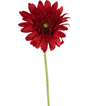 Gerbera artificiel 53 cm rouge