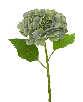 Hortensia artificiel 55 cm bleu