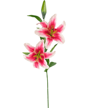 Lys artificiel 85 cm rose