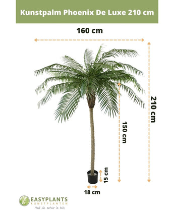 Palmier artificiel Phoenix De Luxe 210 cm