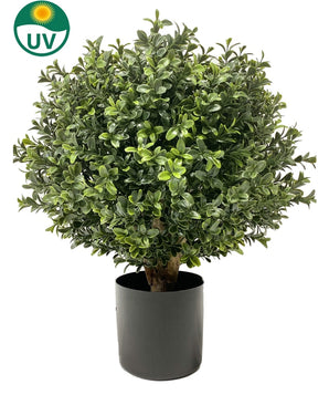 Plante Boule de buis artificiel sur tige d30 cm