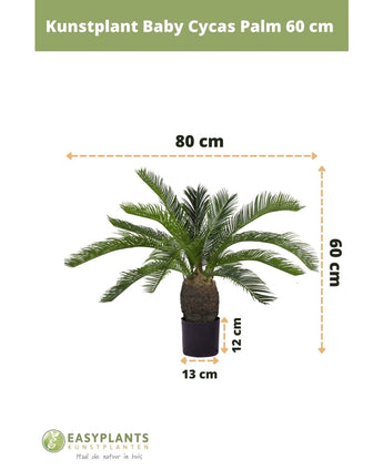 Plante artificielle Baby Cycas Palm 60 cm