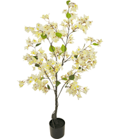 Plante artificielle Bougainvillier 120 cm blanc