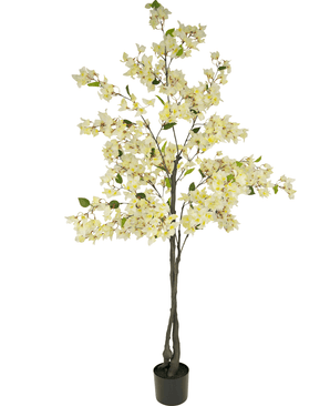 Plante artificielle Bougainvillier 180 cm blanc