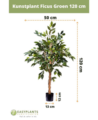 Plante artificielle Ficus Green 120 cm