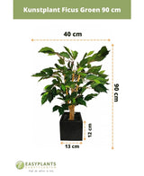 Plante artificielle Ficus Green 90 cm