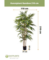 Plante artificielle bambou 210 cm