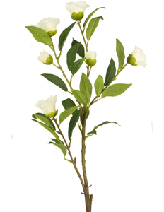Fleur artificielle Cammellia 80 cm blanc