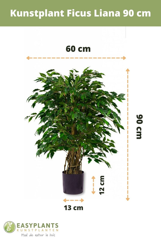 Plante artificielle Ficus Liana 90 cm