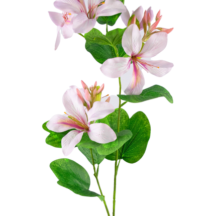 Rhododendron artificiel 85 cm rose clair