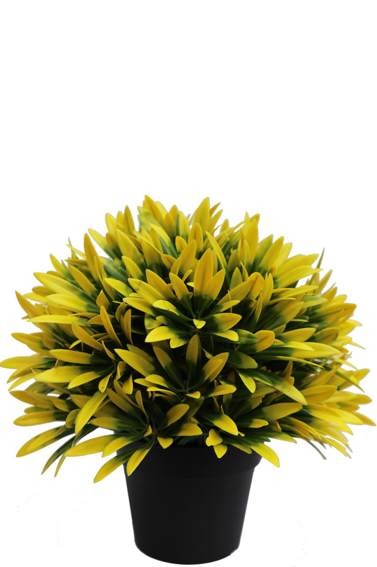 Plante artificielle Soleil jaune dans un pot de 22 cm UV