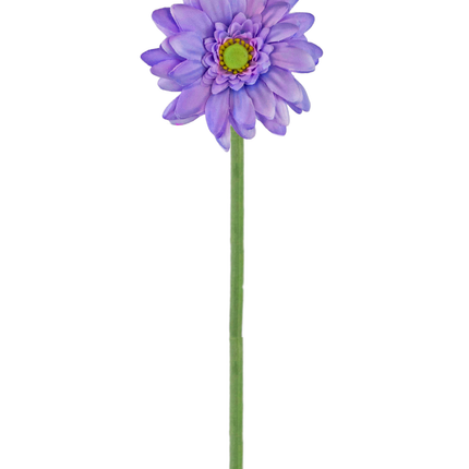 Fleur artificielle mini Gerbera 47 cm lilas