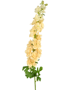 Fleur artificielle Delphinium 105 cm crème