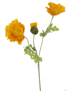 Fleur artificielle Coquelicot 73 cm orange