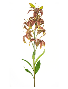 Fleur artificielle Martagon Lily 78 cm fuchsia