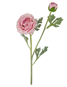 Renoncule artificielle Real Touch Rose60cm