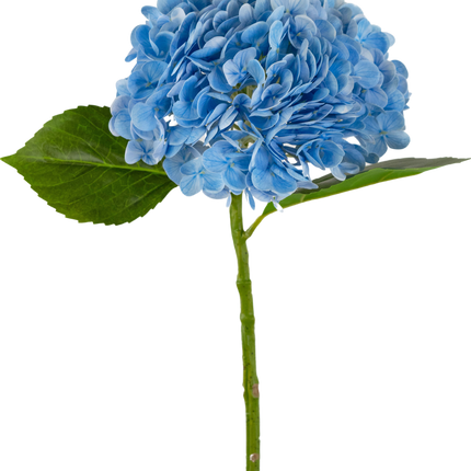 Hortensia artificiel "Annabelle" Real Touch Bleu 55 cm