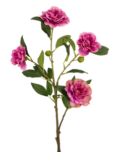 Fleur artificielle Cammellia 80 cm rose