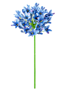 Fleur artificielle Agapanthe bleu 75 cm