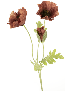 Fleur artificielle Coquelicot 73 cm mauve